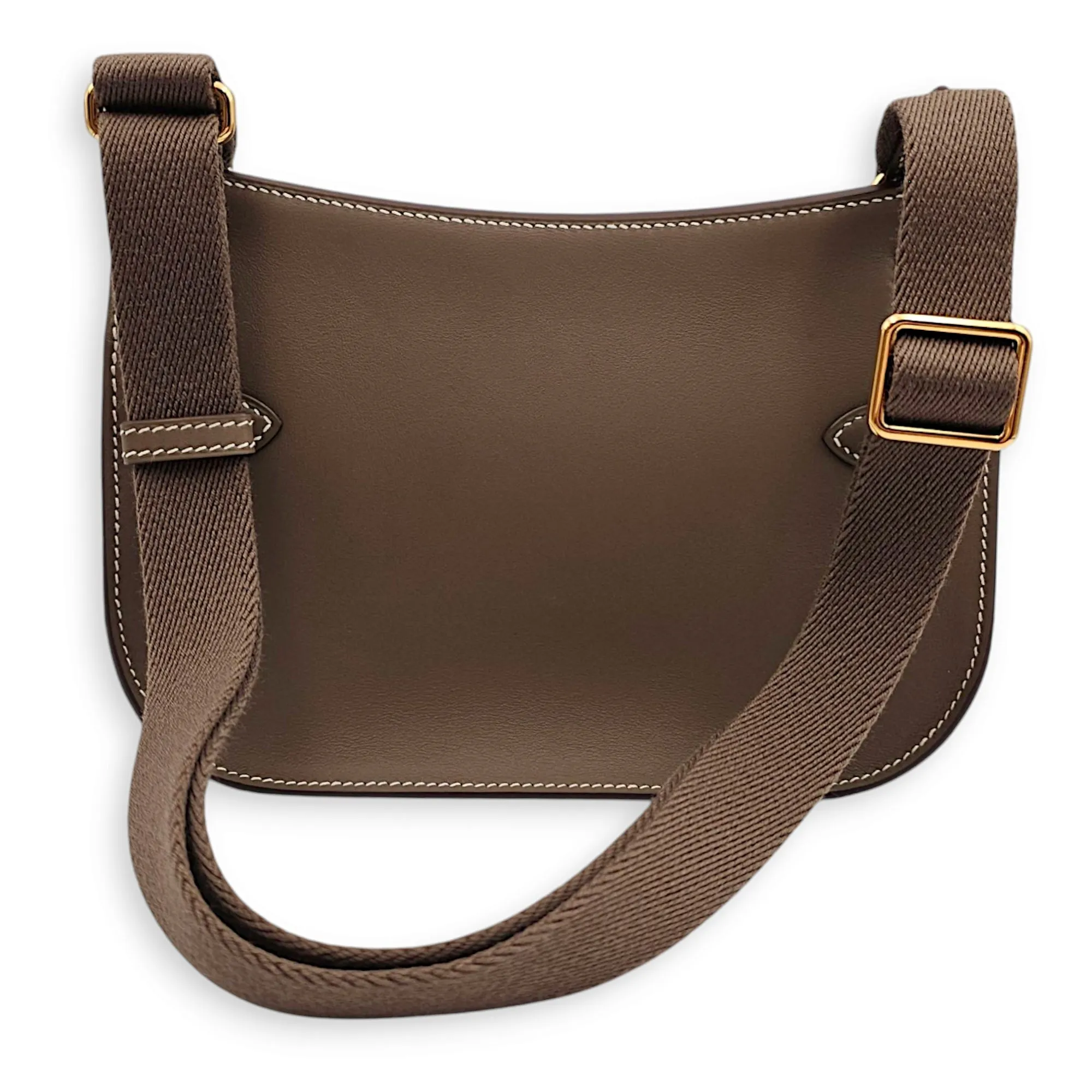 Jypsiere Mini Etoupe in Swift, Gold hardware