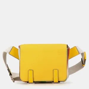 Leather Military Belt Bag