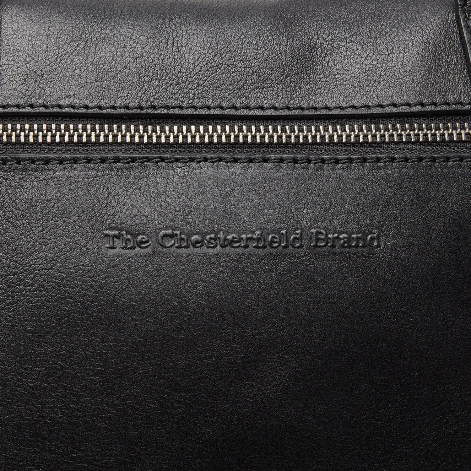 Leather Shoulder Bag Black Puglia