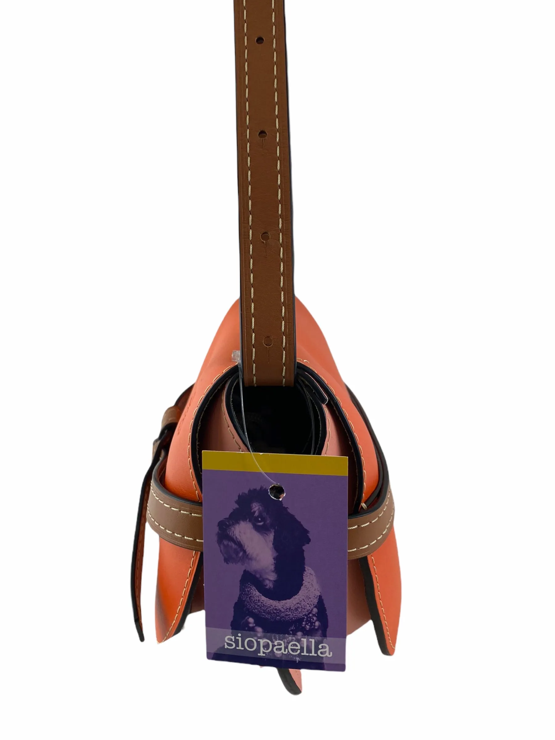 Loewe Pink/Orange Leather "Gate" Crossbody