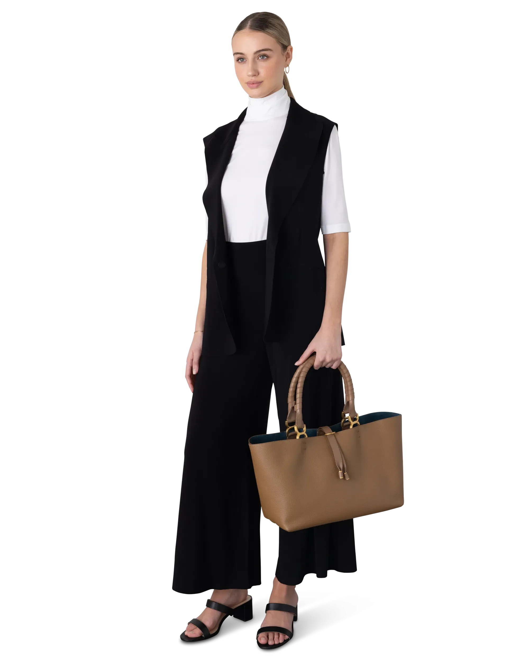 Marcie Small Leather Tote