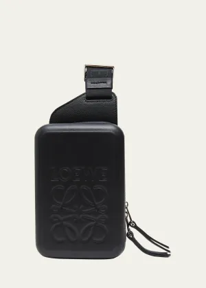 Men's Molded Sling Crossbody Bag