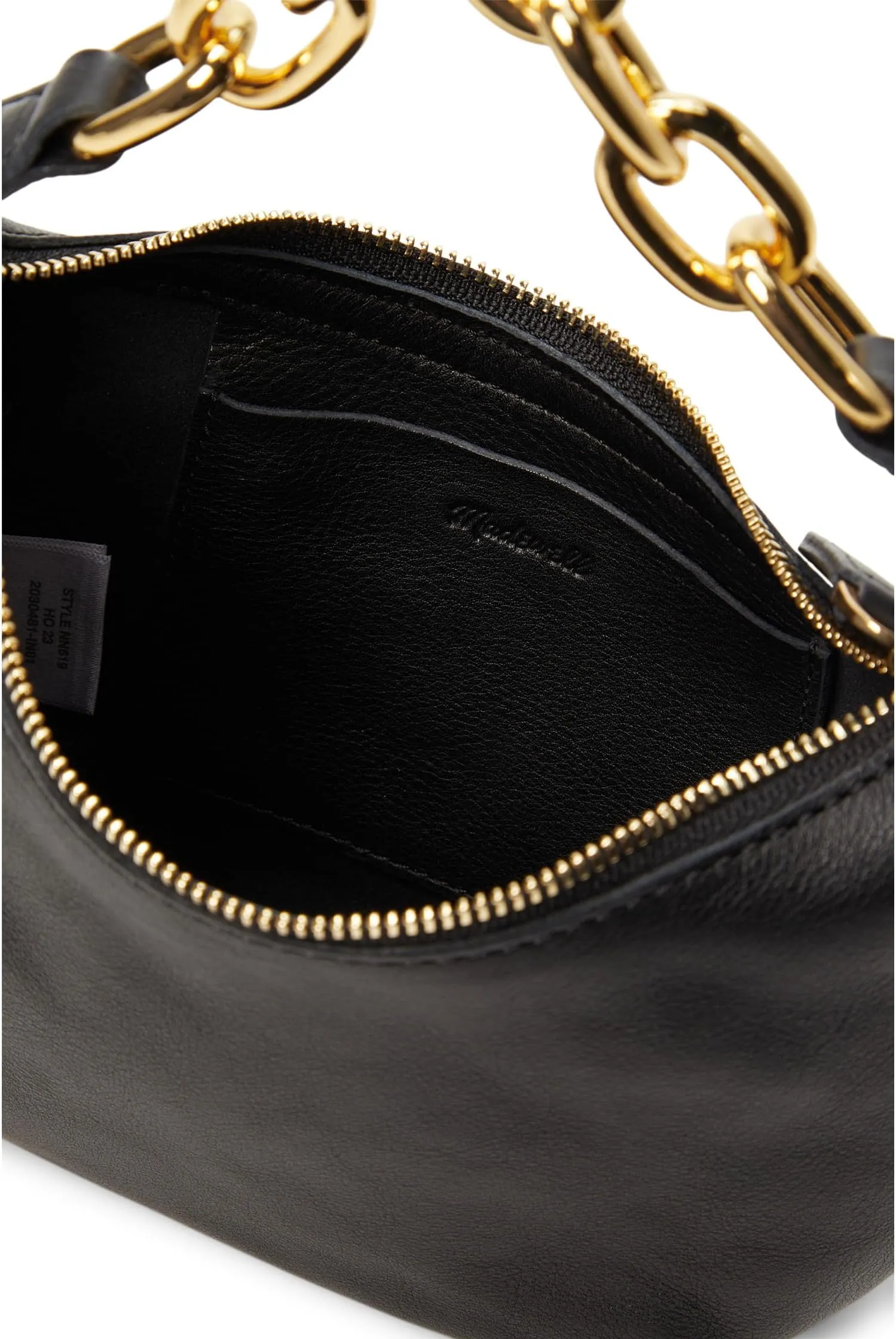 Micro Hobo Chain Madewell Bag, True Black