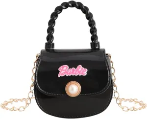 Mini Jelly Purse Handbag Shoulder Bag with Magnetic Button Wallet for Girls