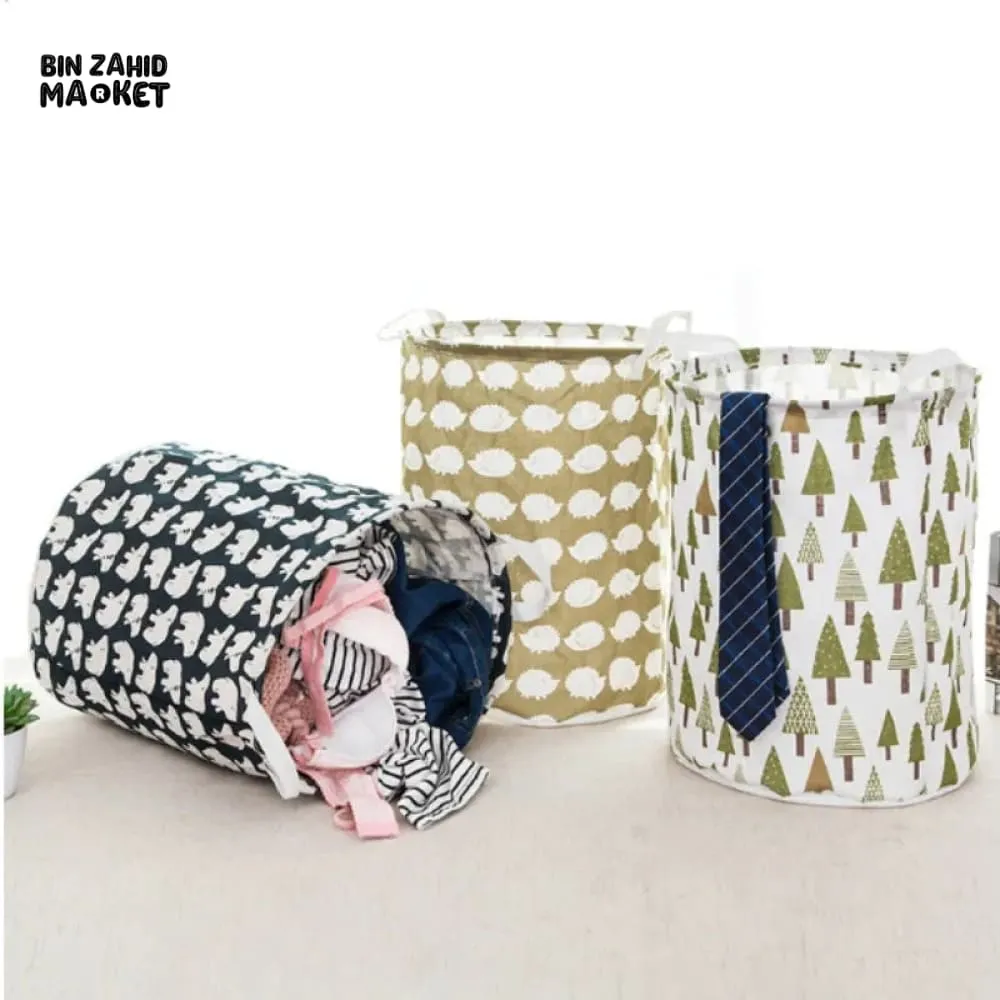 OXFORD FOLDABLE LAUNDRY BASKET