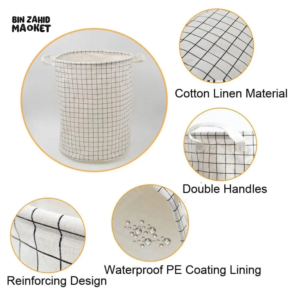OXFORD FOLDABLE LAUNDRY BASKET