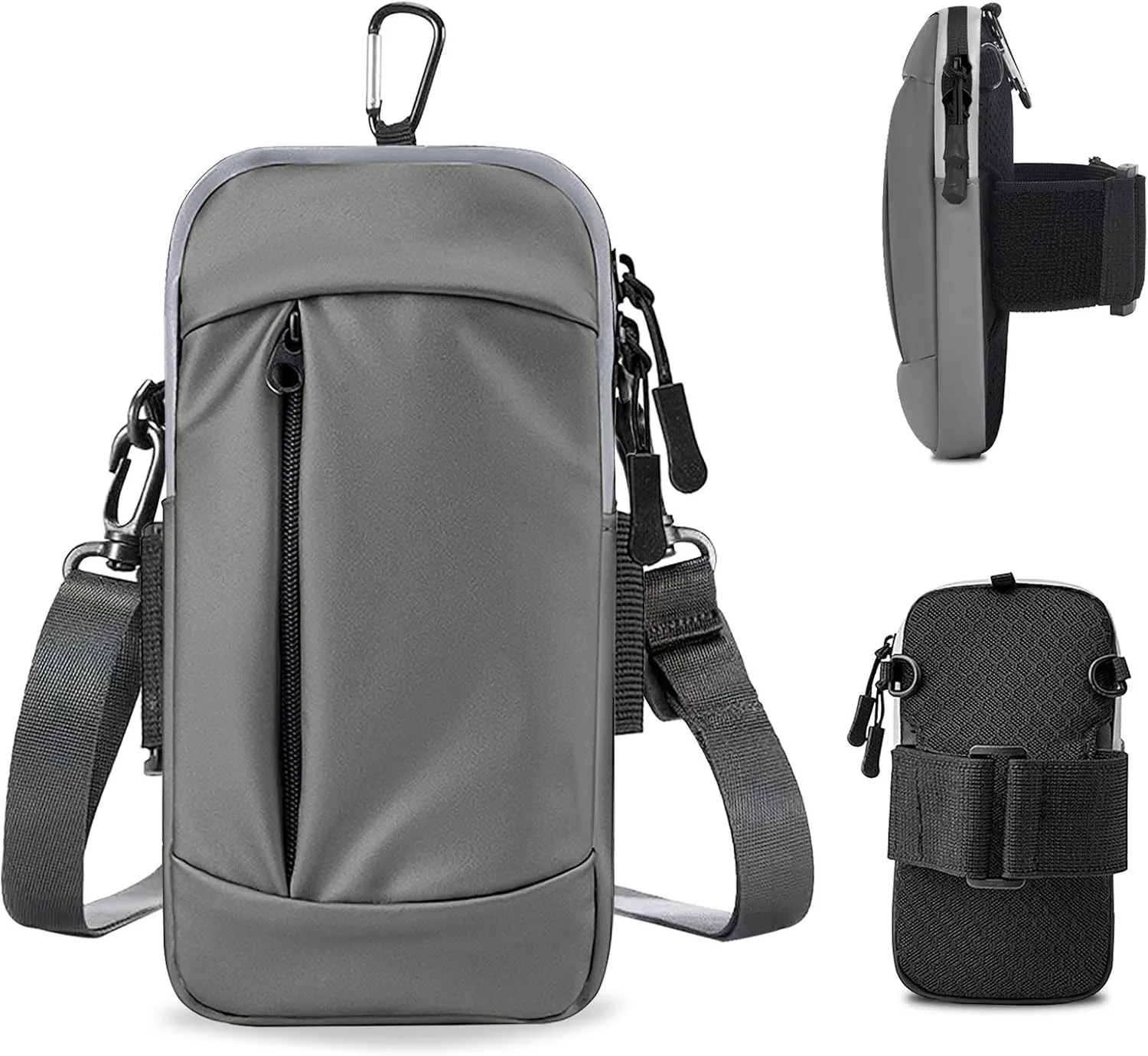 Phone Holder for Running Armband,Cell Phone Purse Small Crossbody Bags for Women Men Kids,iPhone 15 14 13 12 11 Pro Max Xs Xr X 8 Plus SE Mini Galaxy Ultra Note Pouch,Gym Workout Sports Arm Bands Bag