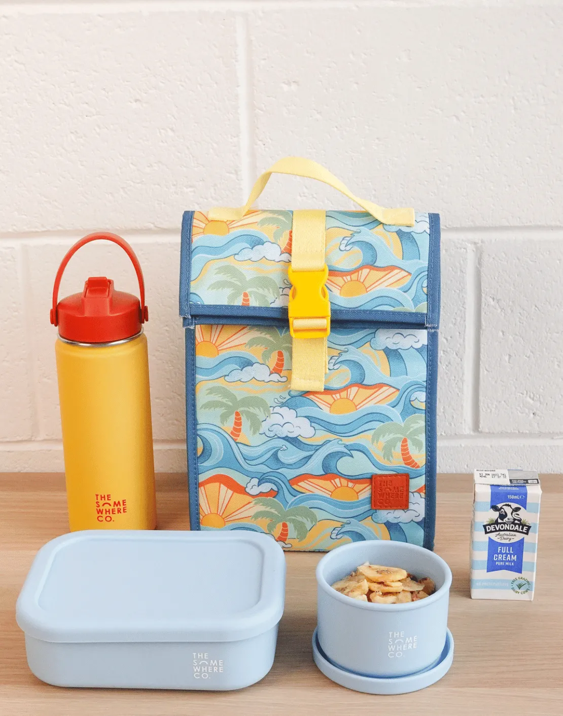 Powder Blue Silicone Lunch Box