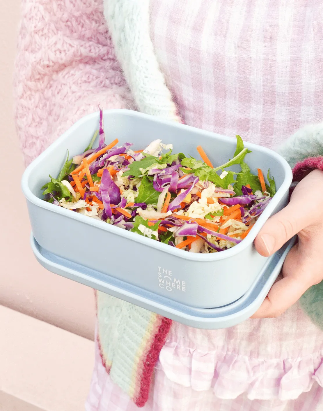 Powder Blue Silicone Lunch Box