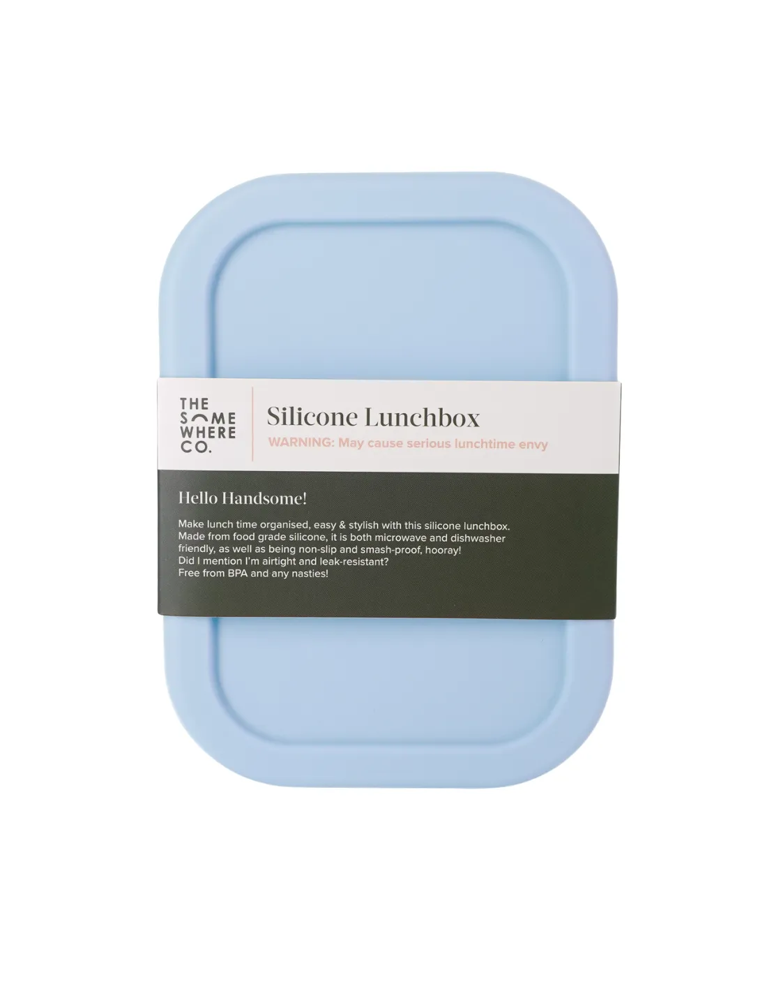 Powder Blue Silicone Lunch Box