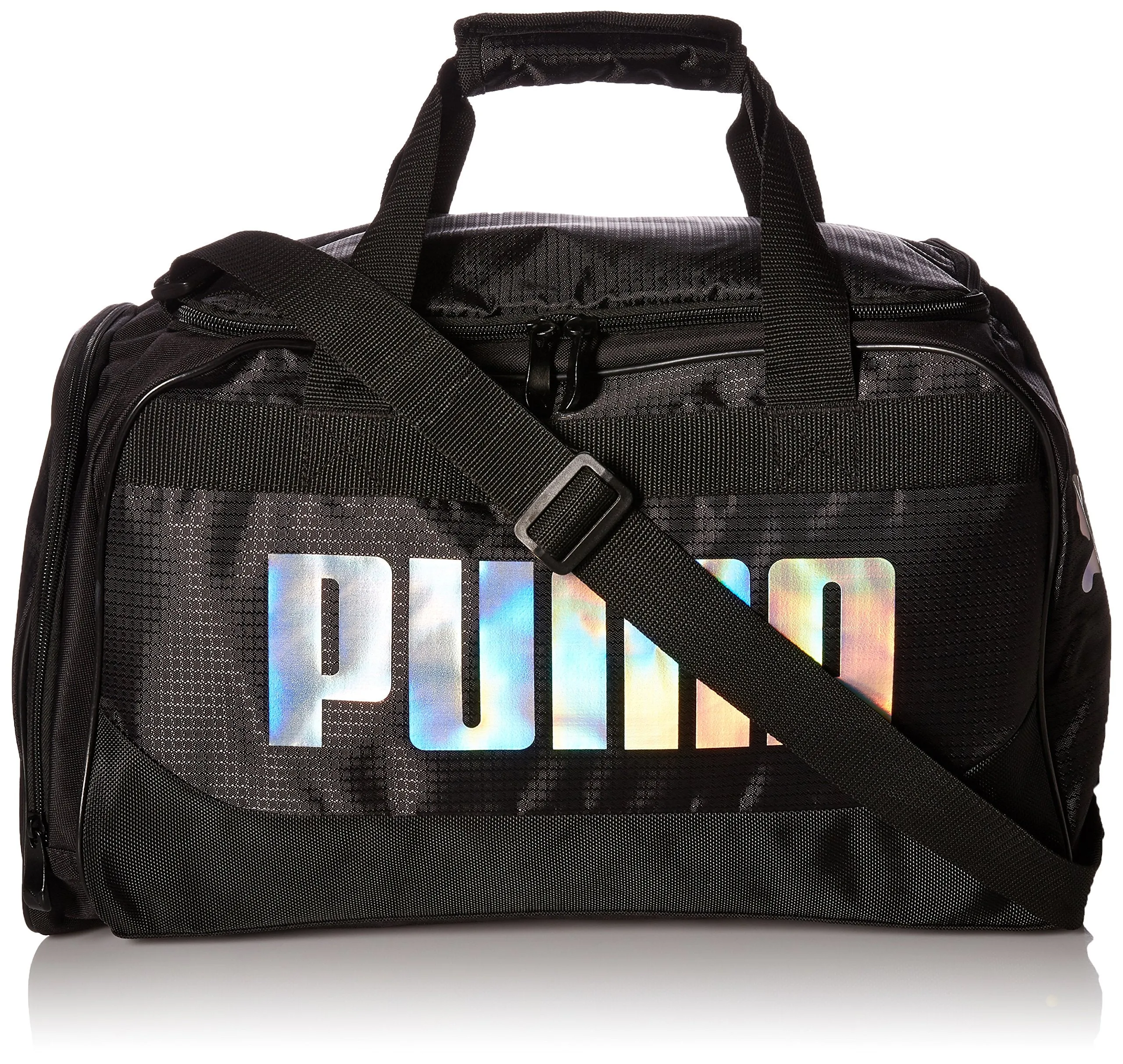 PUMA Women's Evercat Dispatch Duffel, Black/Multi, OS