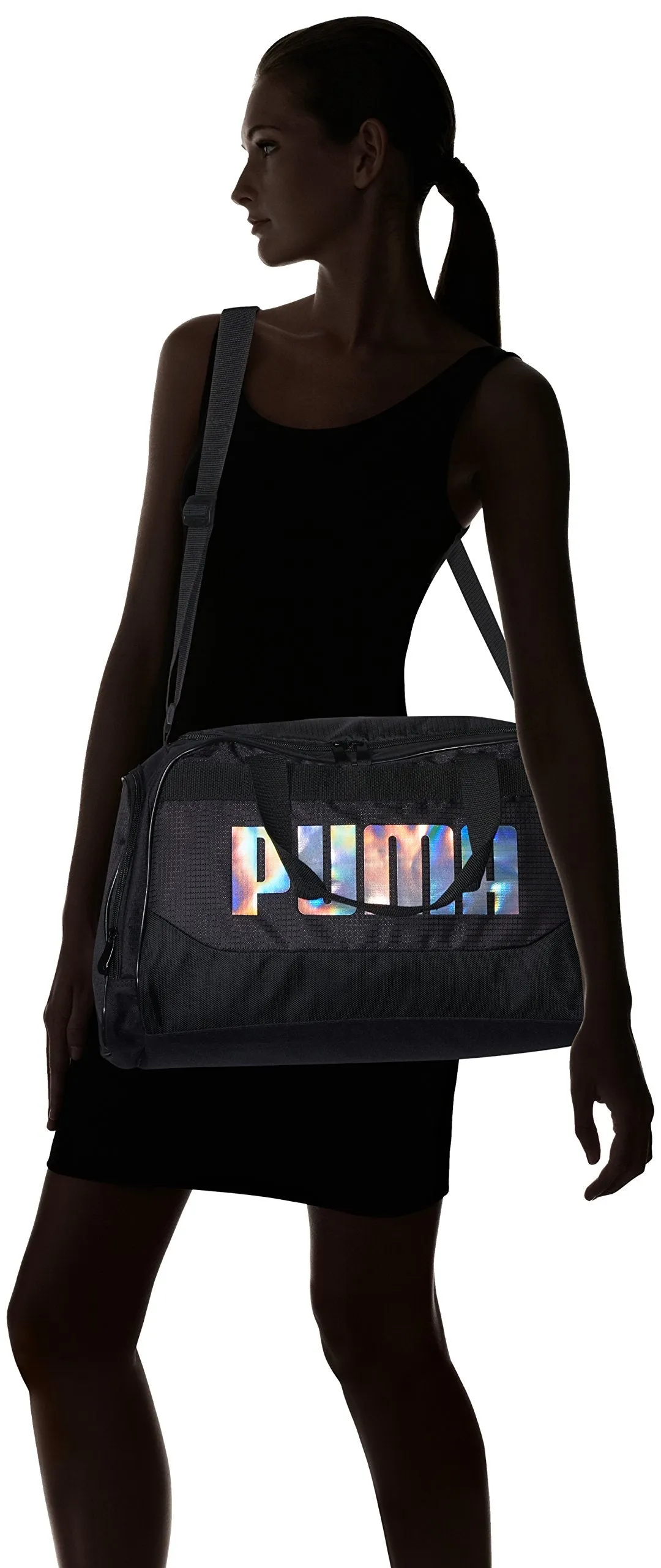 PUMA Women's Evercat Dispatch Duffel, Black/Multi, OS