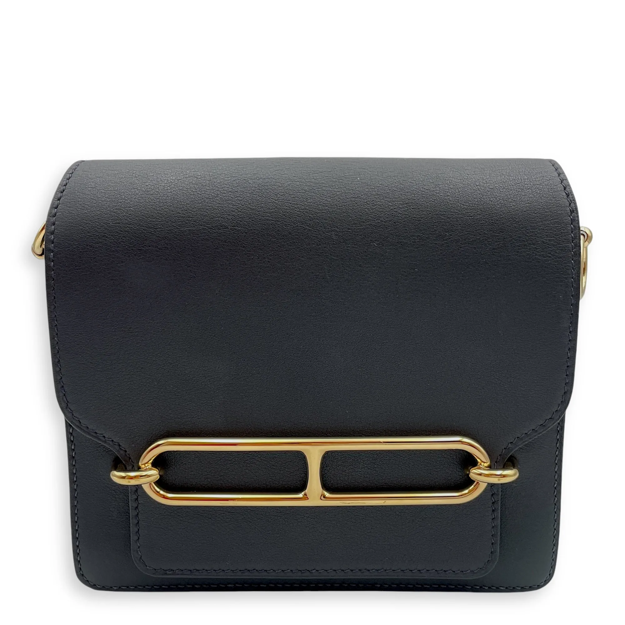 Roulis Mini Caban in Swift, Permabrass hardware