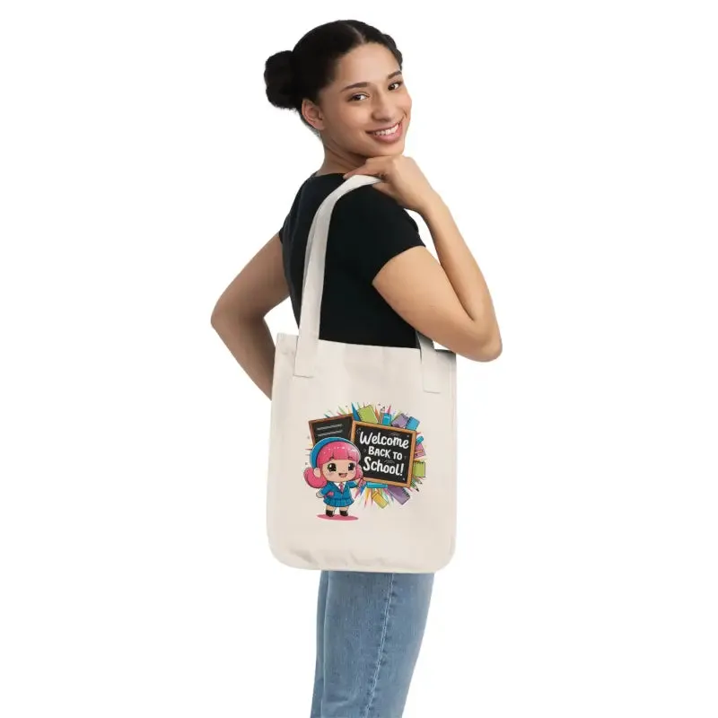 Schools in Perfect Canvas Tote Certified Organic Cotton