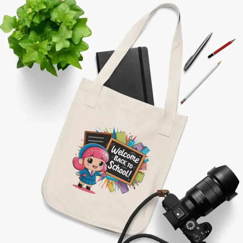 Schools in Perfect Canvas Tote Certified Organic Cotton