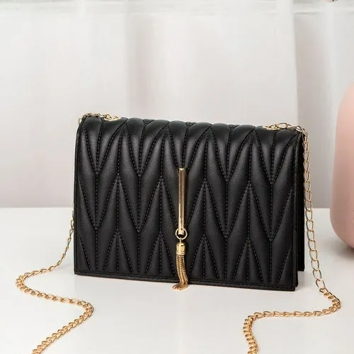 Solid Color Fashion Shoulder Handbags Female Travel Luxury Crossbag