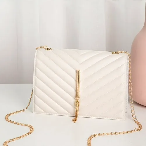 Solid Color Fashion Shoulder Handbags Female Travel Luxury Crossbag