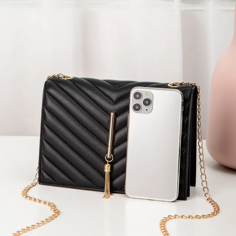 Solid Color Fashion Shoulder Handbags Female Travel Luxury Crossbag
