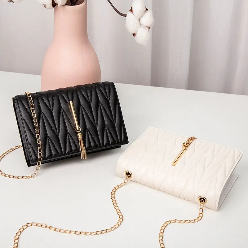 Solid Color Fashion Shoulder Handbags Female Travel Luxury Crossbag
