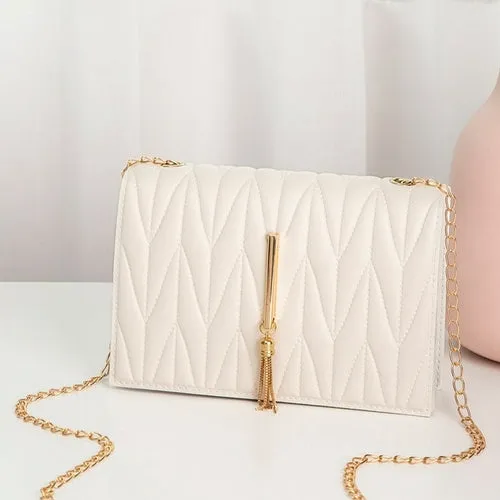 Solid Color Fashion Shoulder Handbags Female Travel Luxury Crossbag