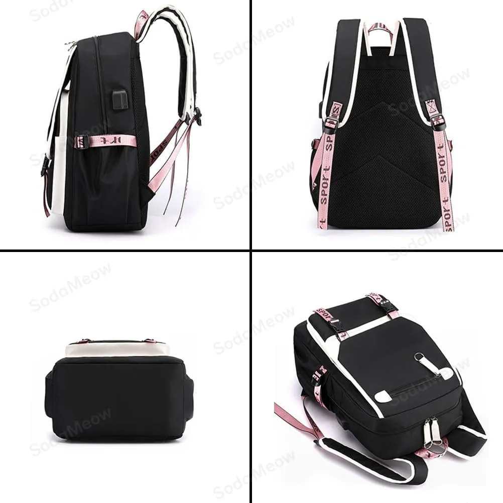 Solo Leveling Backpack Men Women Unisex Sung Jinwoo Rucksack Igris Anime Backpacks (B04-)