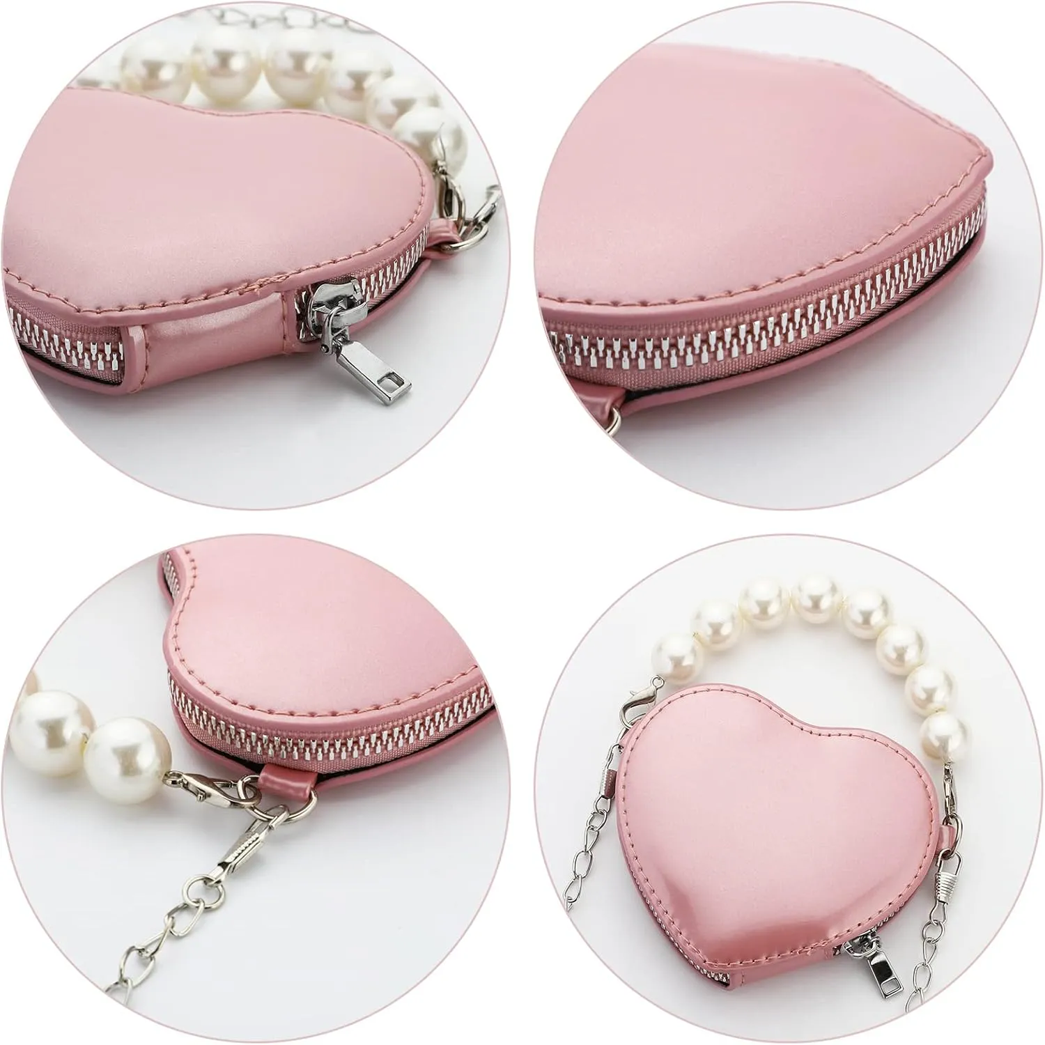 SOTOGO Little Girls Purses Toddler Crossbody Purse Princess Purses Handbags Girl Wallets Mini Chain Crossbody Bags for Kids