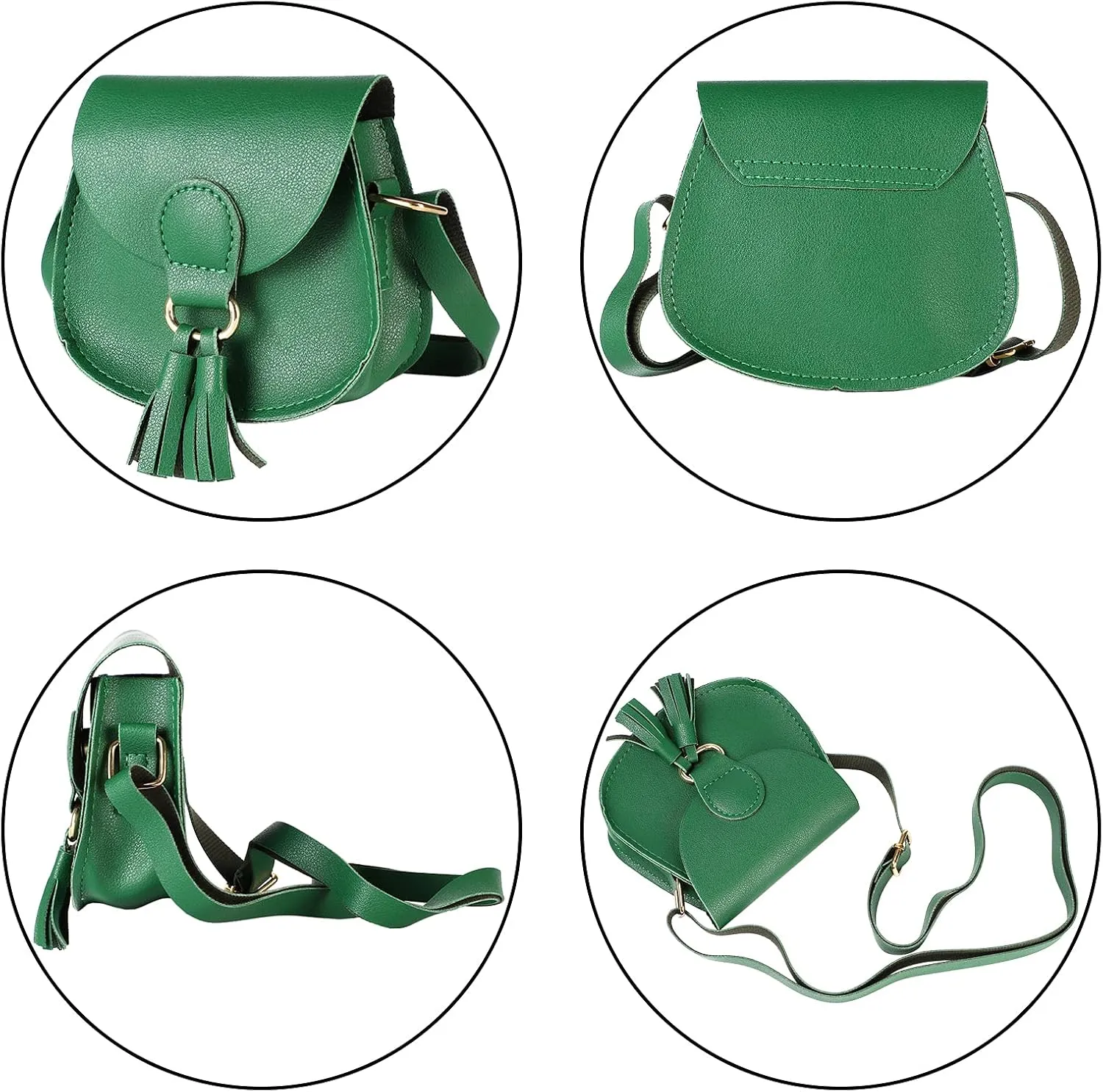 SOTOGO Little Girls Purses Toddler Crossbody Purse Princess Purses Handbags Girl Wallets Mini Chain Crossbody Bags for Kids