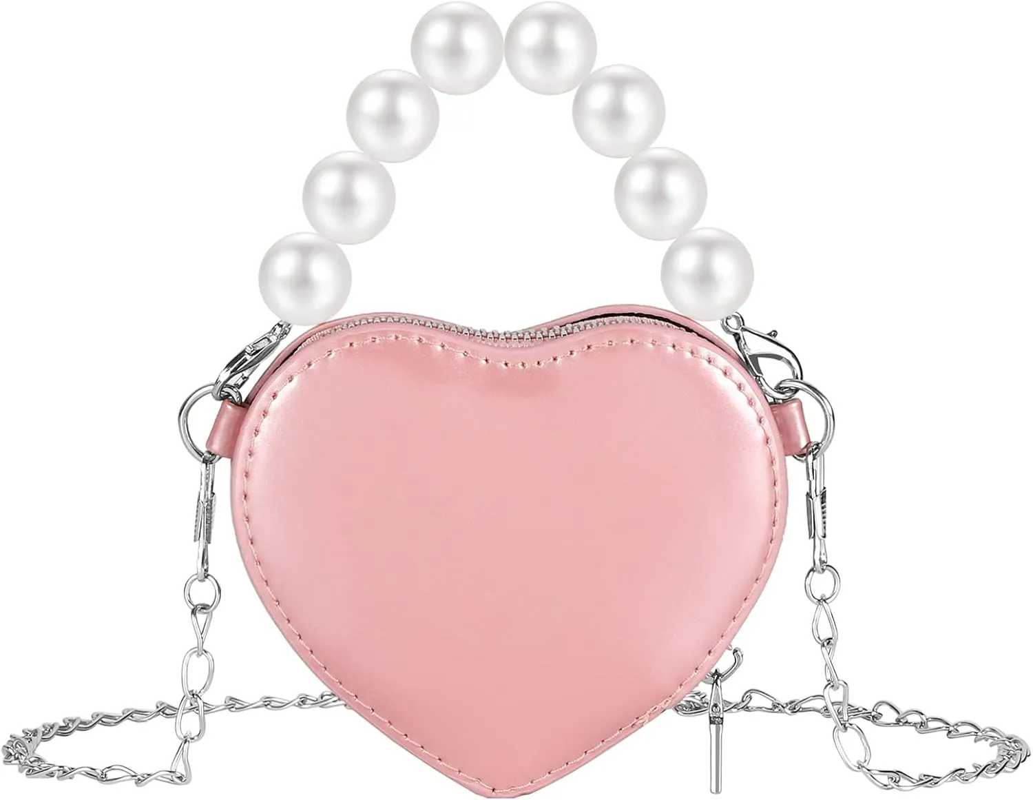 SOTOGO Little Girls Purses Toddler Crossbody Purse Princess Purses Handbags Girl Wallets Mini Chain Crossbody Bags for Kids