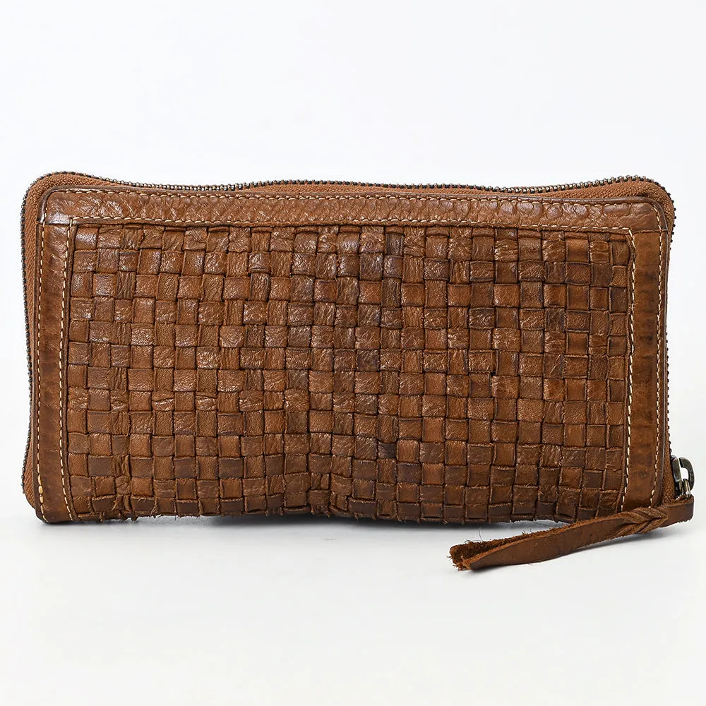 Spaghetti Western SWM107 Wristled Vintage Handmade Drum Dyed Genuine European Cowhide Leather Women Bag Western Handbag Purse