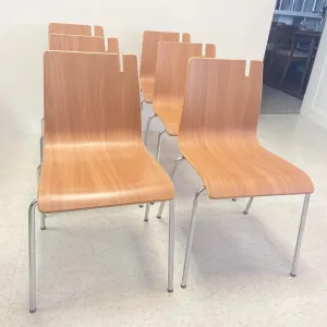 STACKABLE CAFE “PURSE” CHAIR