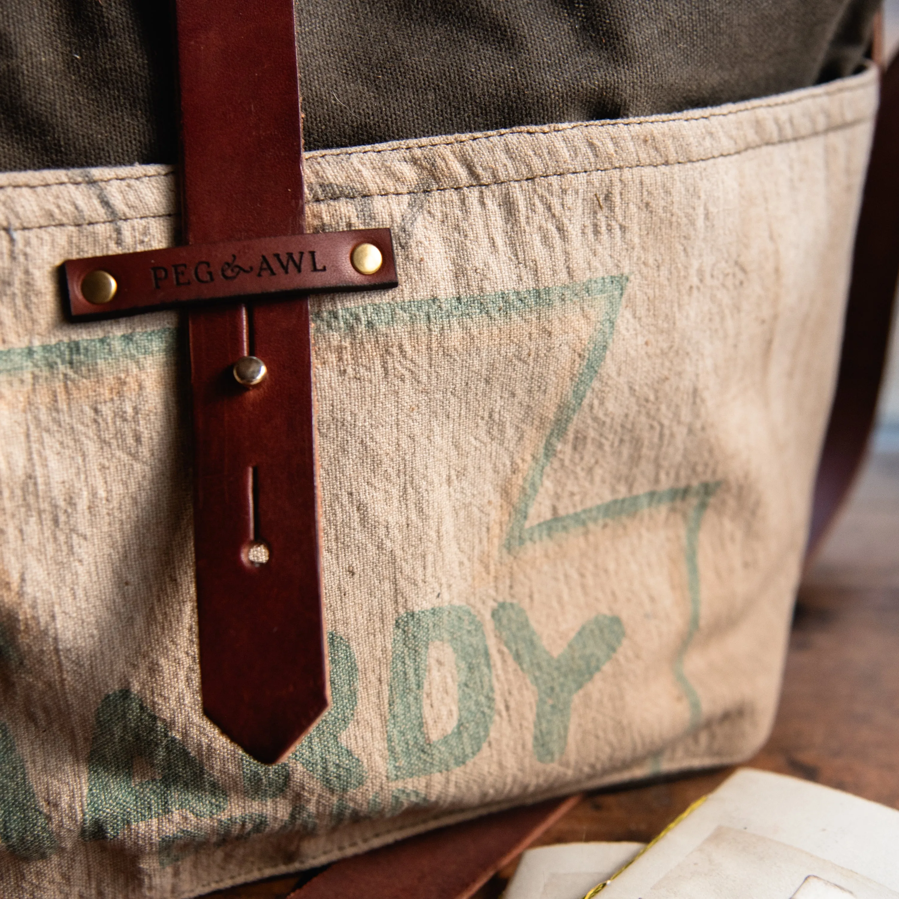 Standard Tote with Mid 1900s Seedsack: Hardy No. 1
