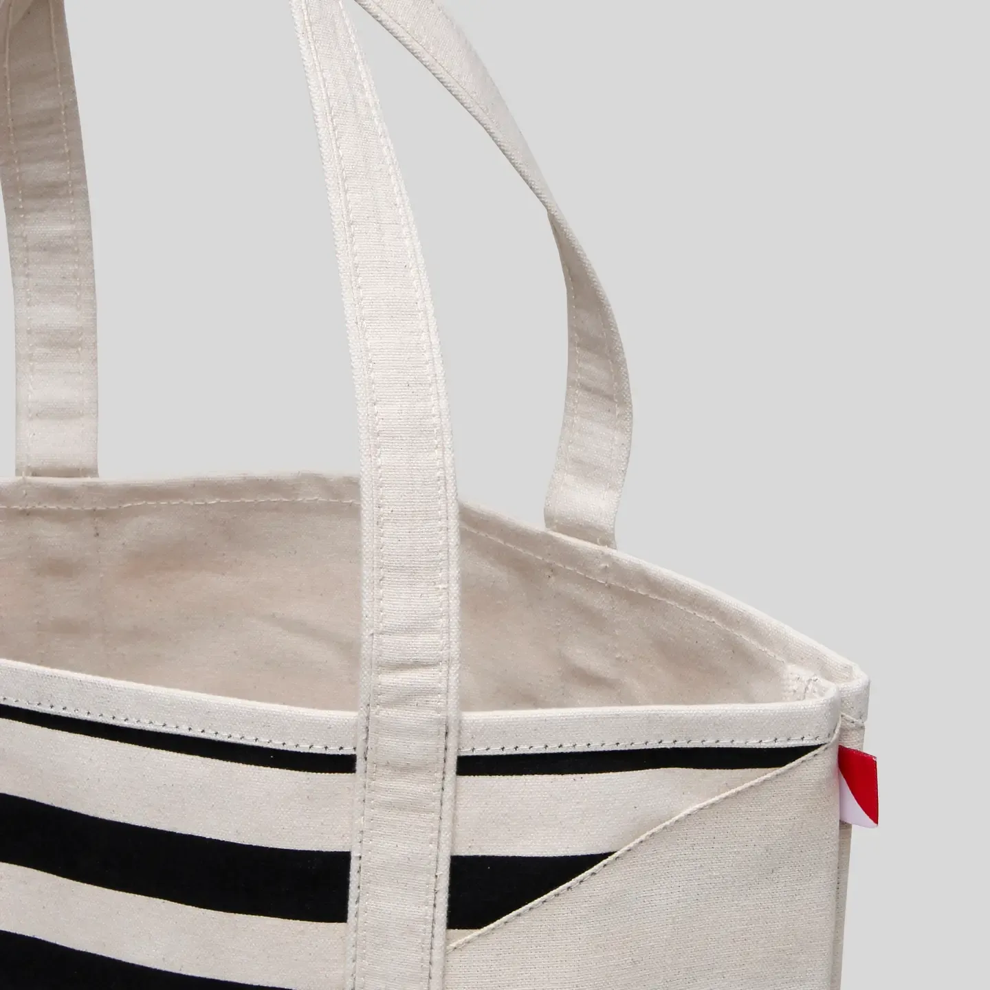 Stripe Diagonal - Contemporary Canvas Medium Tote Bag