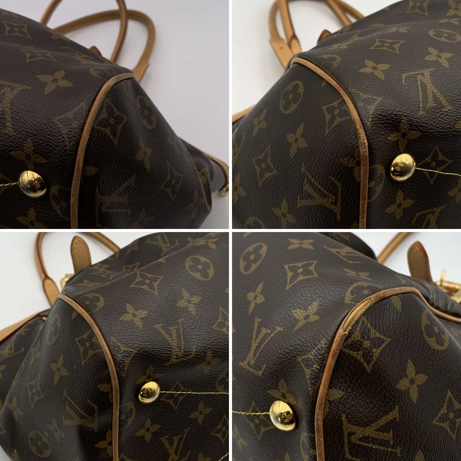 Trendy Inspired Louis Vuitton Brown Monogram Canvas Tivoli Gm Satchel Bag