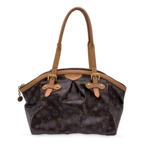 Trendy Inspired Louis Vuitton Brown Monogram Canvas Tivoli Gm Satchel Bag