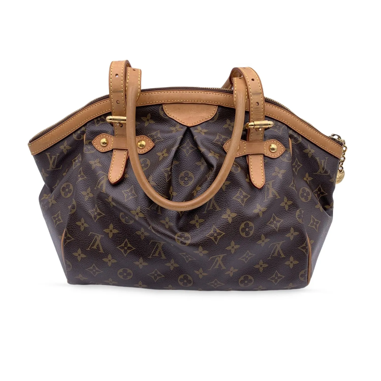 Trendy Inspired Louis Vuitton Brown Monogram Canvas Tivoli Gm Satchel Bag