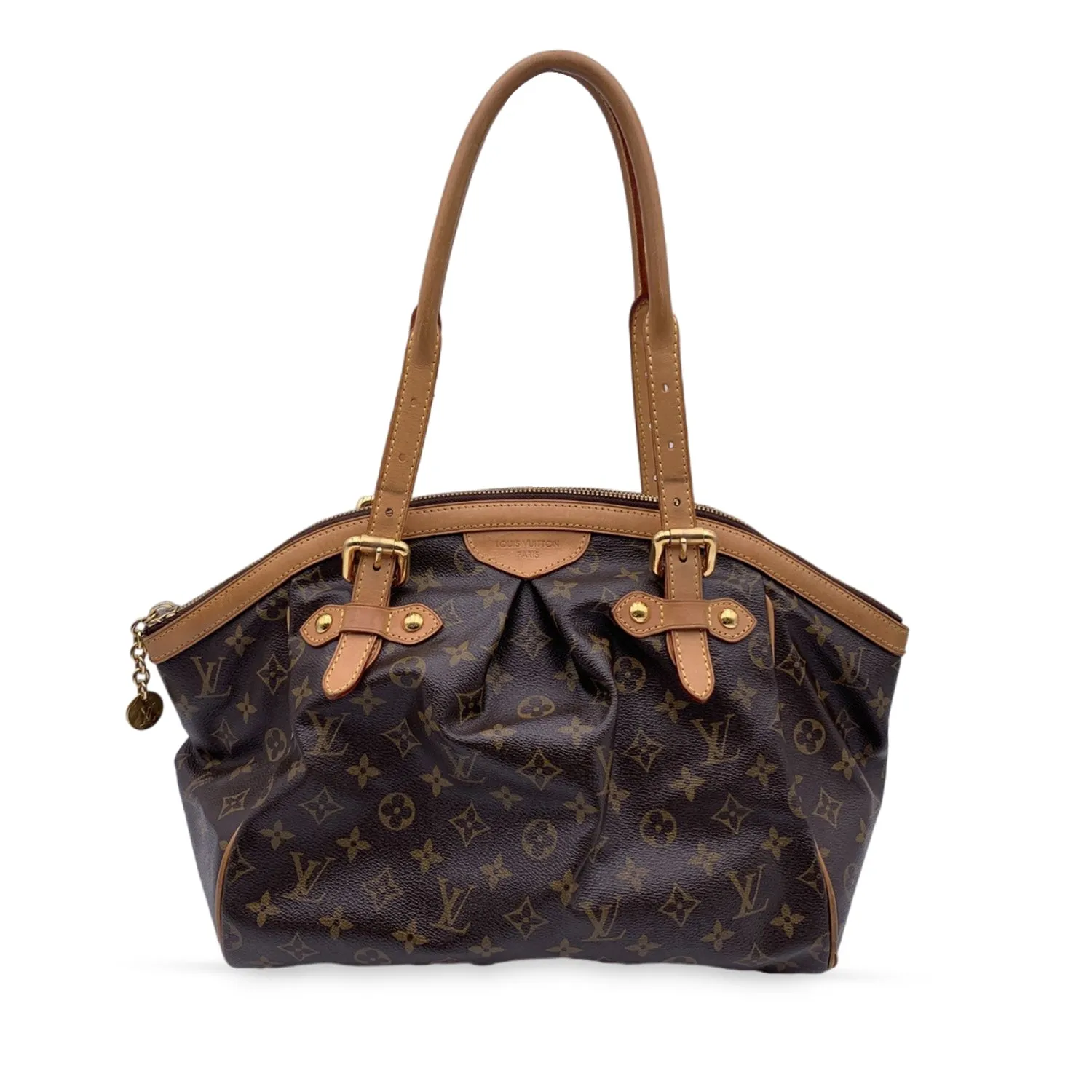 Trendy Inspired Louis Vuitton Brown Monogram Canvas Tivoli Gm Satchel Bag
